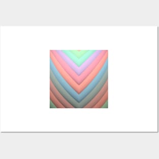 Symmetrical Stripes Posters and Art